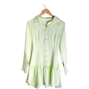 GRLFRND/Revolve Size XS Mini Long Sleeve Dress